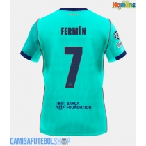 Camisa de time de futebol Barcelona Fermin Lopez #7 Replicas 3º Equipamento 2026-27 Manga Curta